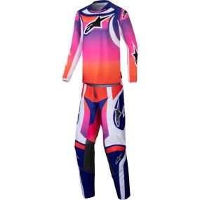 Tenue Complète Enfant Alpinestars Racer Wurx Multicolore Blanc
