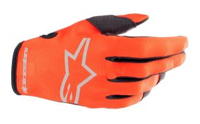 Gants Alpinestars Radar Orange Vif Noir