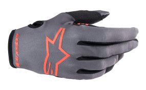 Gants Enfants Alpinestars Radar Magnet Rouge Fluo