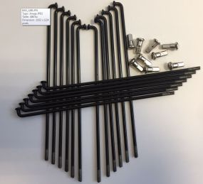 Rayons+têtes velo pliable Bud Racing