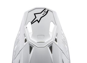 Visière Alpinestars S-M10 Solid Blanc Brillant