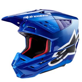 Casque Alpinestars S-M5 Corp Bleu Brillant