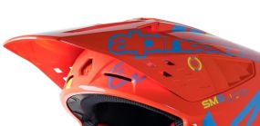 Visiere Alpinestars S-M5 Action Orange Fluo Cyan Jaune Fluo Brillant