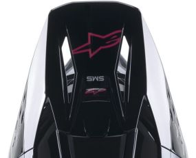 Visiere Alpinestars S-M5 Compass Noir Diva Rose Brillant