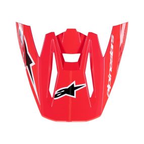 Visière Alpinestars S-M5 Corp Rouge Vif Brillant
