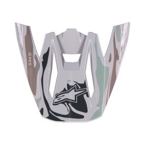 Visière Alpinestars S-M5 Mineral Gris Vert Celeste Brillant