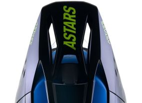 Visiere Alpinestars S-M5 Rayon Bleu UCLA Blanc Matt