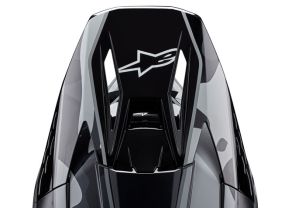 Visière Alpinestars S-M5 Rover 2 Noir Argent Brillant