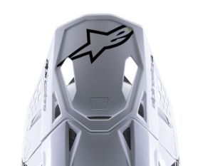 Visiere Alpinestars S-M8 Radium 2 Noir Blanc Brillant