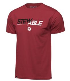Tee Shirt Seven Stewable Rouge