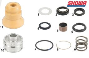 Showa seal head and stopper rubber