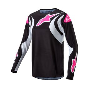 Maillot Alpinestars Stella Fluid Noir Blanc