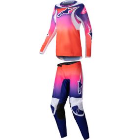 Tenue Complète Femme Alpinestars Stella Fluid Wurx Multicolore Blanc