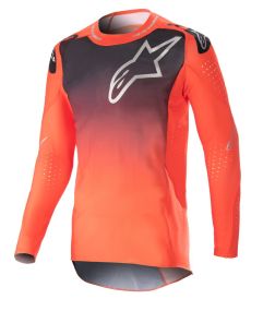 Maillot Alpinestars Supertech Risen Hot Orange Noir