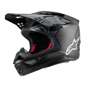 Casque Alpinestars Supertech M10 Fame Noir Carbone Matt & Brillant