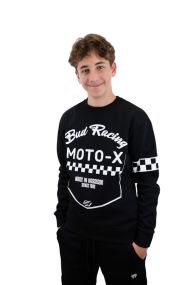 Sweat Crewneck BUD Moto X Noir