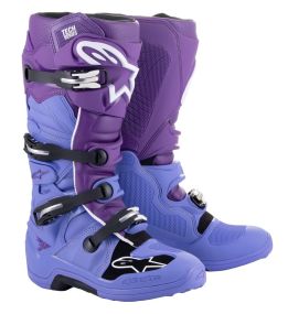 Bottes Alpinestars Tech 7 Double Violet Blanc