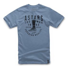 Tee Shirt Alpinestars Botas Bleu