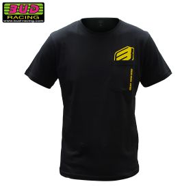 Tee shirt Bud Racing B-Logo SS Pocket Noir