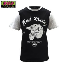 Tee shirt Bud Racing Helmet Noir
