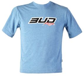 Tee shirt BUD racing Logo chiné bleu
