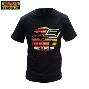 Tee shirt Bud Racing Sunset Noir