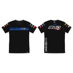 Tee Shirt Team Bud Racing Noir / Bleu