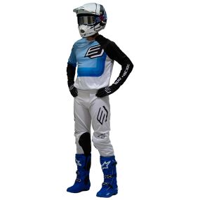 Tenue Complète Enfant Bud 95' EVO Bleu Ciel Noir Blanc