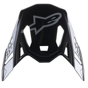 Visiere Alpinestars S-M10 Meta 2 Noir Gris Brillant