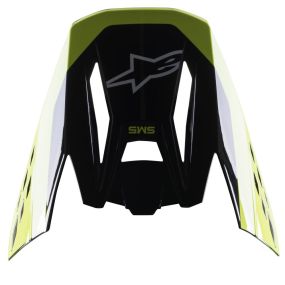 Visiere Alpinestars S-M5 Beam Noir Jaune Brillant