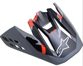 Visiere Alpinestars S-M5 Rover Anthracite Rouge Fluo Gris Camo