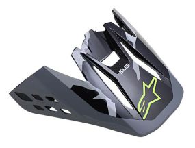 Visiere Alpinestars S-M5 Rover Anthracite Jaune Fluo Gris Camo