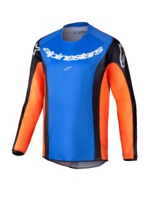 Maillot Enfant Alpinestars Racer Melt Orange Bleu