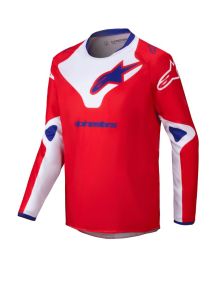 Maillot Enfant Alpinestars Racer Veil Rouge Blanc