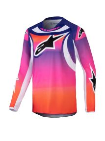 Maillot Enfant Alpinestars Racer Wurx Multicolor Blanc