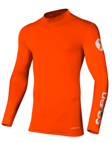 Maillot Seven Zero Compression Orange Fluo