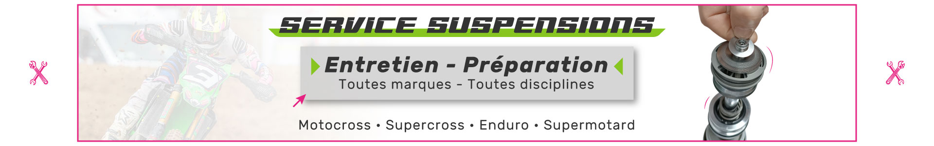 Service suspensions Bud Racing 