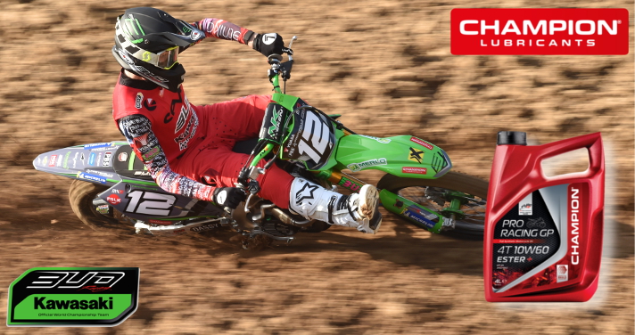 Huile Champion - Partenaire du Team Bud Racing Huile Champion - Partenaire du Team Bud Racing