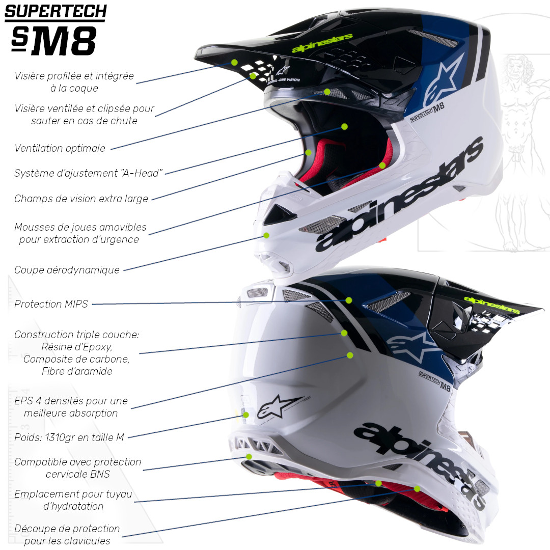 Casque Alpinestars SM8