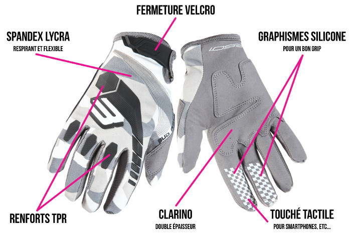 Gants Bud Racing MX2501