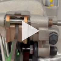 Montage plaquettes de frein